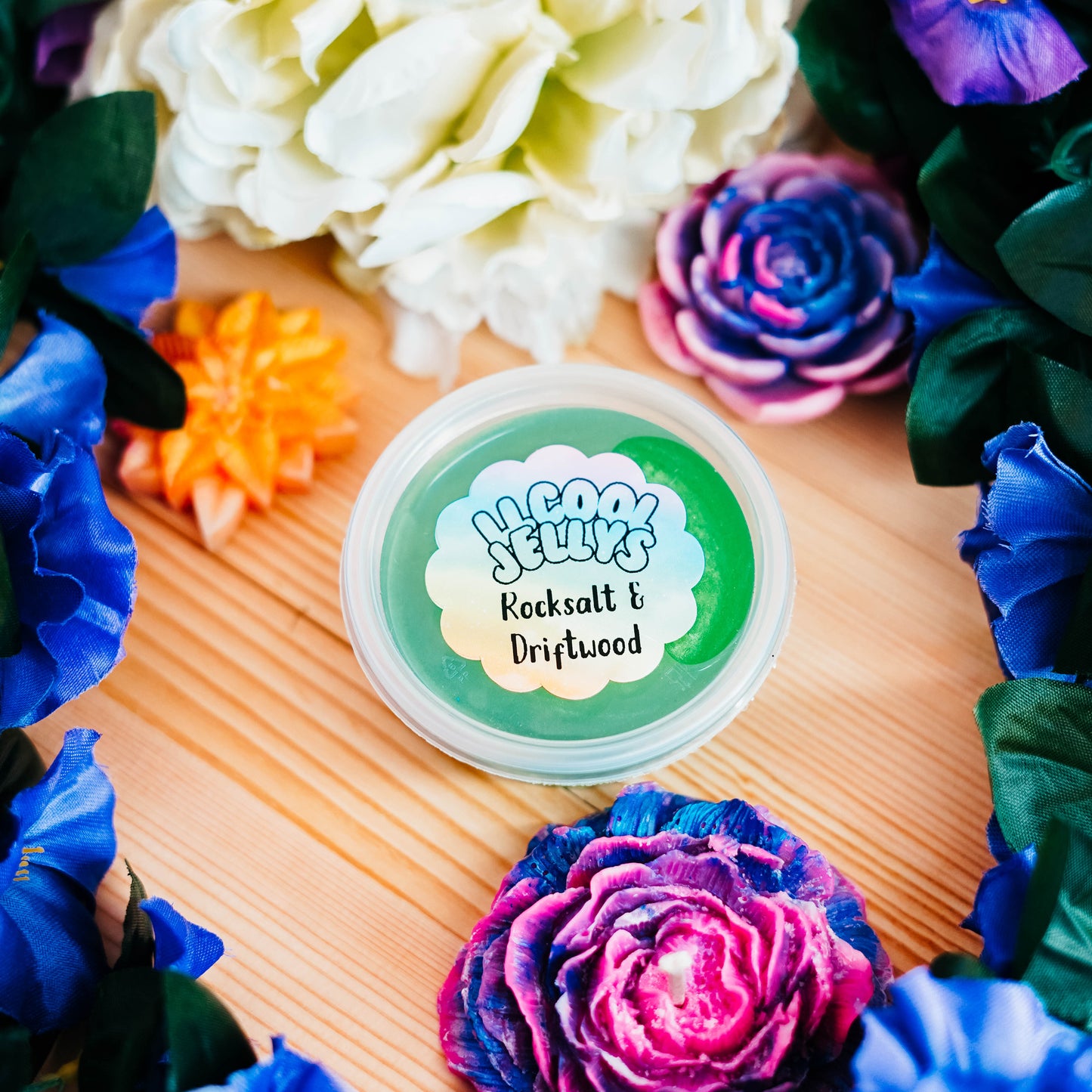 Rock Salt & Driftwood – Jelly Wax Melt